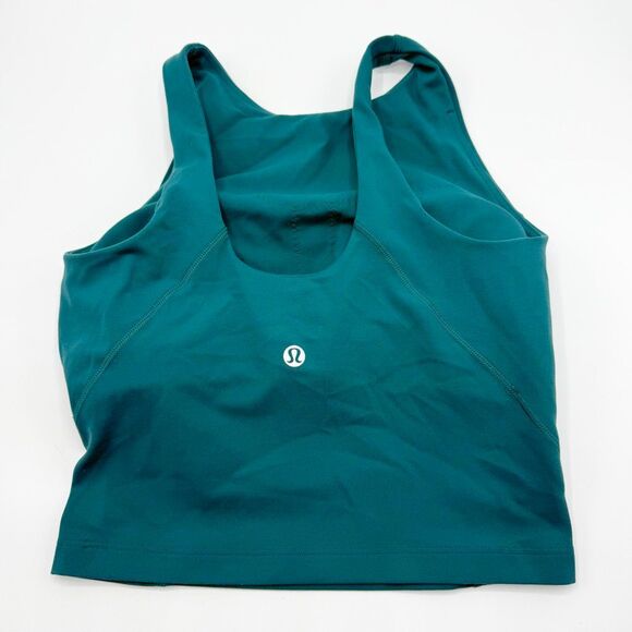 Lululemon Align High-Neck Tank Top in Tidewater Teal Nulu fabric - US Women’s 2 - Picture 2 of 9